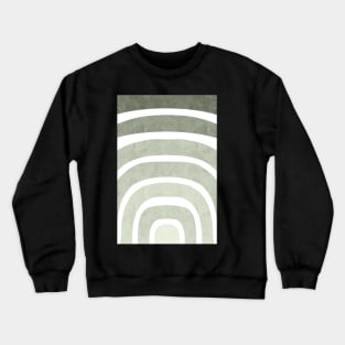 Pastel green rainbow Crewneck Sweatshirt